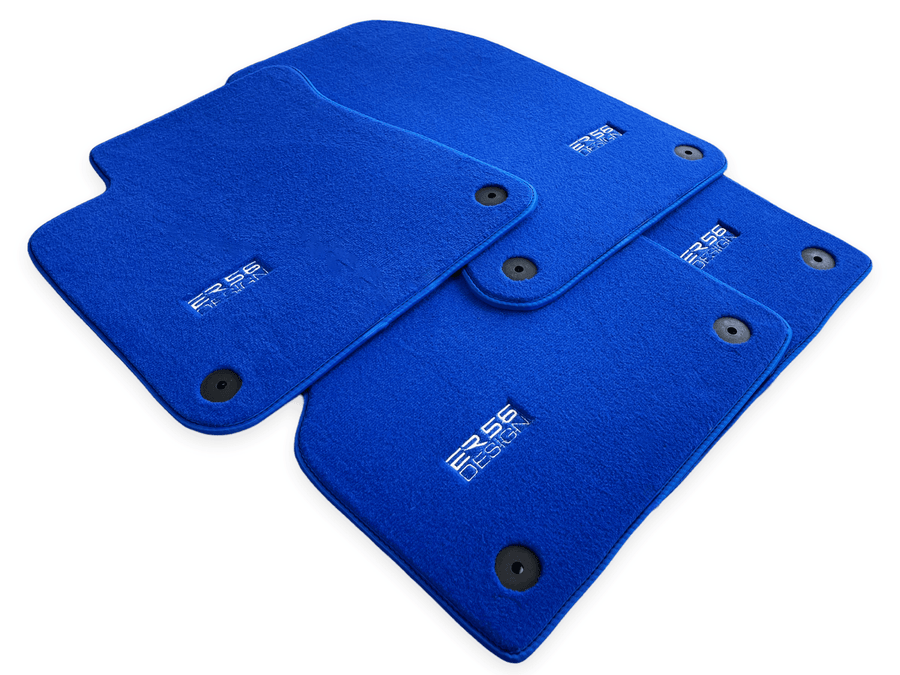 Blue Floor Mats for Audi A6 - C5 Avant (1997-2002) | ER56 Design - AutoWin