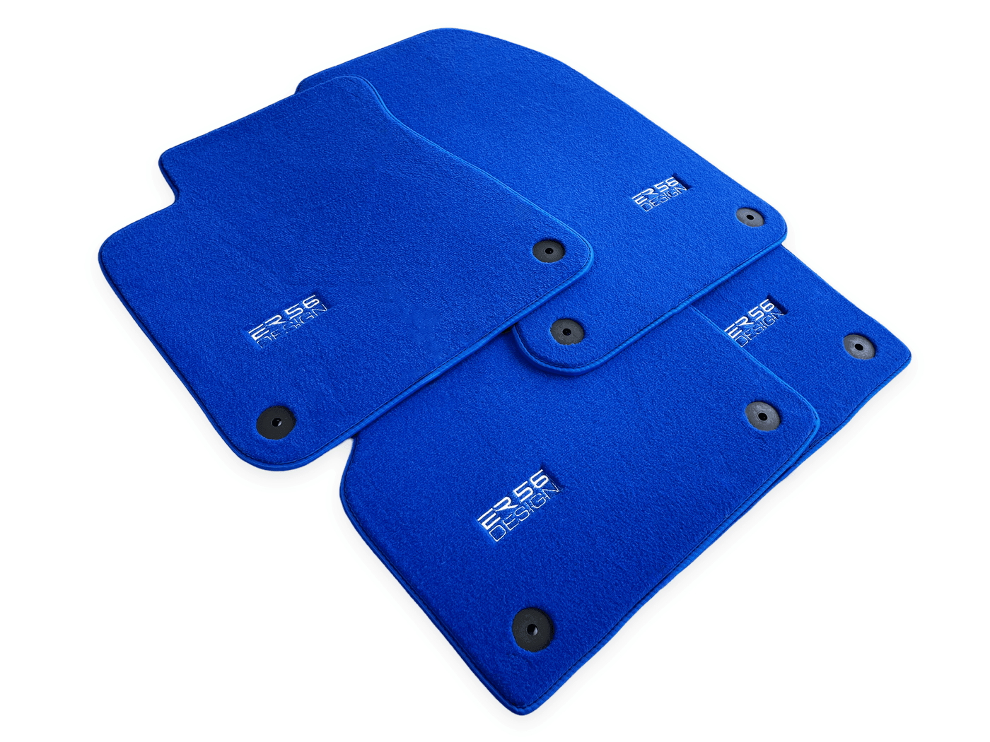 Blue Floor Mats for Audi A8 D3 (2002-2010) | ER56 Design - AutoWin