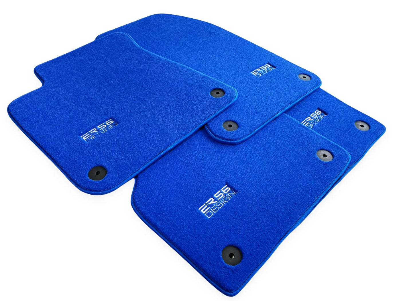 Blue Floor Mats for Audi Q2 (2020-2024) | ER56 Design - AutoWin