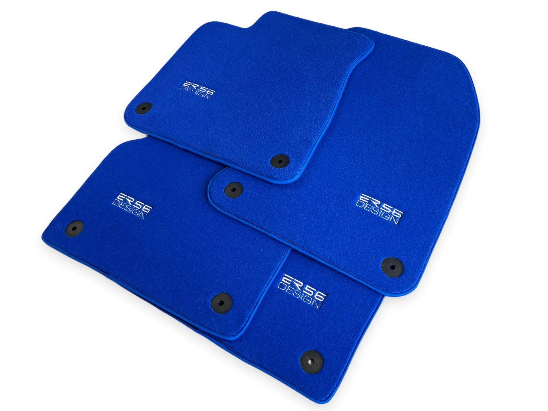 Blue Floor Mats for Audi Q4 E-tron (2021-2024) | ER56 Design - AutoWin
