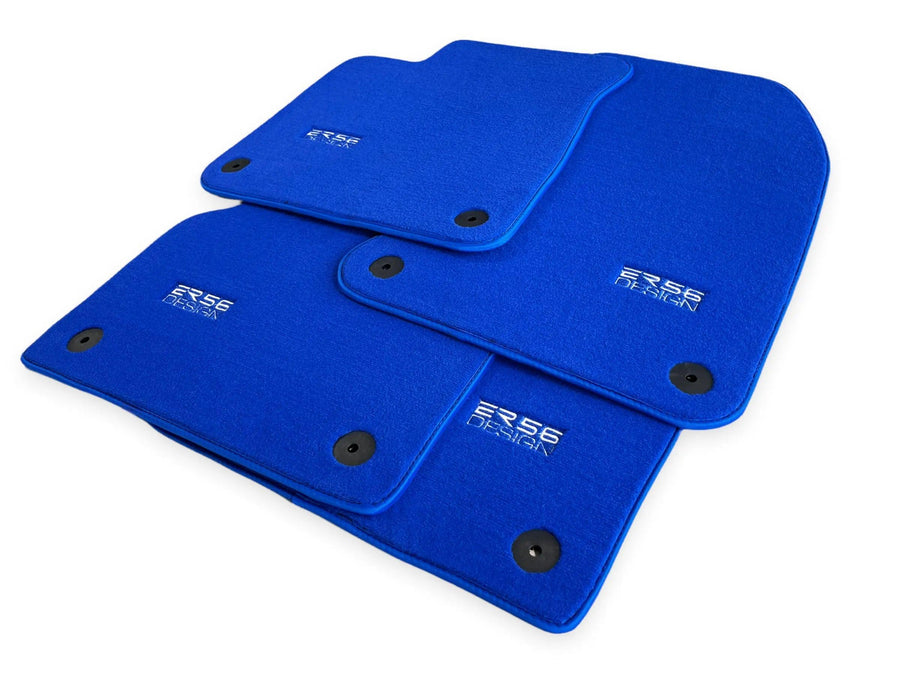 Blue Floor Mats for Audi Q5 FY Hybrid (2017-2023) | ER56 Design - AutoWin
