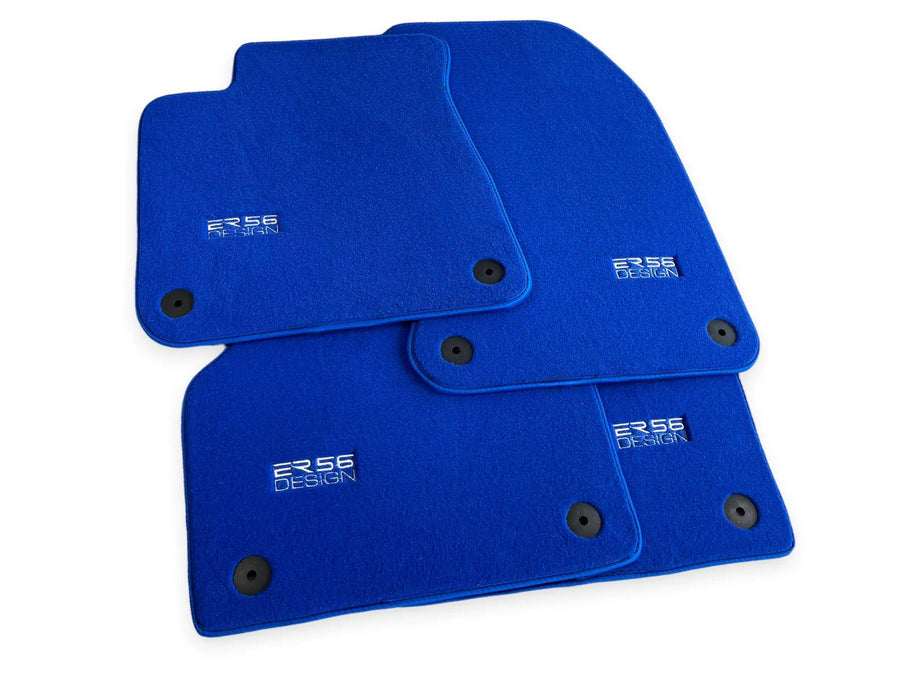 Blue Floor Mats for Audi Q5 FYT Sportback (2021-2024) | ER56 Design - AutoWin