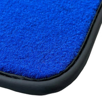 Blue Floor Mats for Ferrari 296 GTS (2022-2027) with Leather - AutoWin