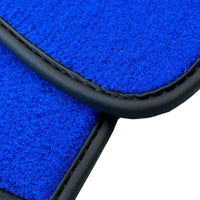 Blue Floor Mats for Ferrari 296 GTS (2022-2027) with Leather - AutoWin