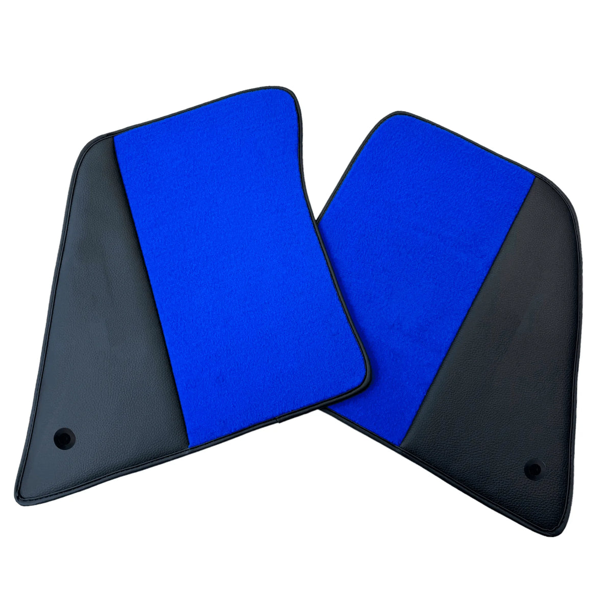 Blue Floor Mats for Ferrari 296 GTS (2022-2027) with Leather - AutoWin