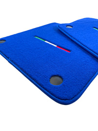 Blue Floor Mats For Ferrari 599 Coupe 2006-2012 Italian Edition - AutoWin