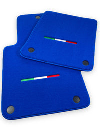 Blue Floor Mats For Ferrari 612 Scaglietti 2005-2011 Italian Edition - AutoWin