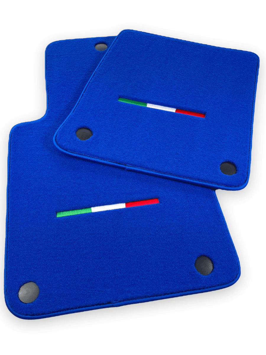 Blue Floor Mats For Ferrari 612 Scaglietti 2005-2011 Italian Edition - AutoWin