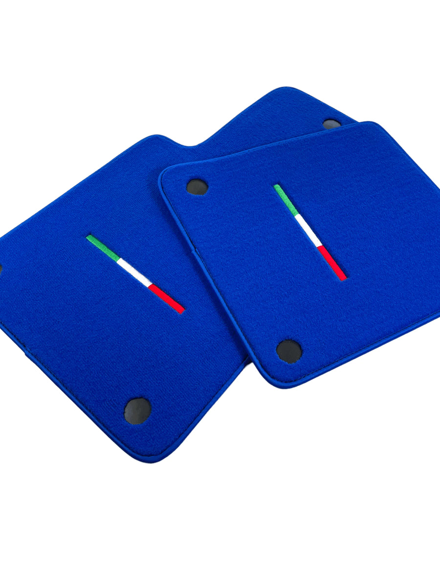 Blue Floor Mats For Ferrari 612 Scaglietti 2005-2011 Italian Edition - AutoWin