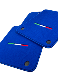 Blue Floor Mats For Ferrari 612 Scaglietti 2005-2011 Italian Edition - AutoWin