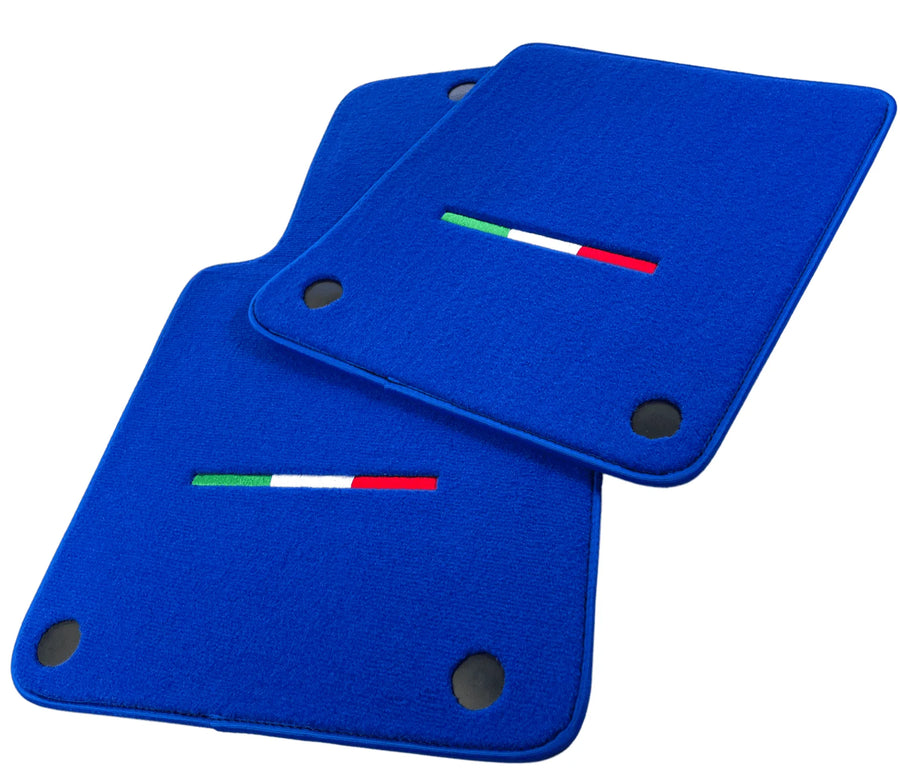 Blue Floor Mats For Ferrari 612 Scaglietti 2005-2011 Italian Edition - AutoWin
