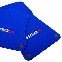 Blue Floor Mats For McLaren 650S Tailored - AutoWin