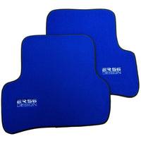 Blue Floor Mats For Mercedes-Benz C-Class W204 (2007-2014) - AutoWin