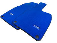 Blue Floor Mats for Porsche 981 Boxster (2013-2016) ER56 Design - AutoWin