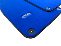 Blue Floor Mats for Porsche 981 Boxster (2013-2016) ER56 Design - AutoWin