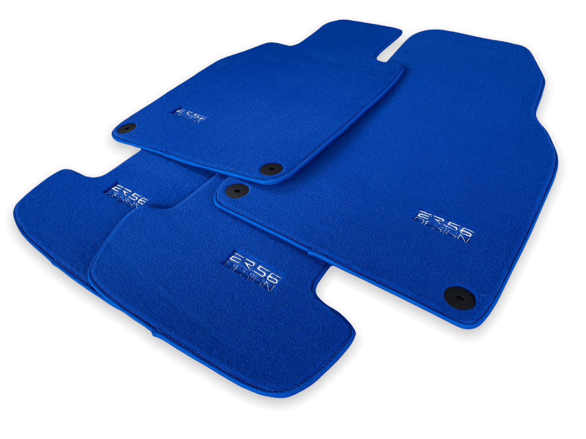 Blue Floor Mats for Porsche Cayenne (2003-2010) | ER56 Design - AutoWin