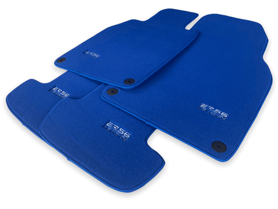 Blue Floor Mats for Porsche Panamera (2009-2016) | ER56 Design - AutoWin