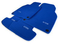 Blue Floor Mats for Porsche Panamera (2017-2023) | ER56 Design - AutoWin
