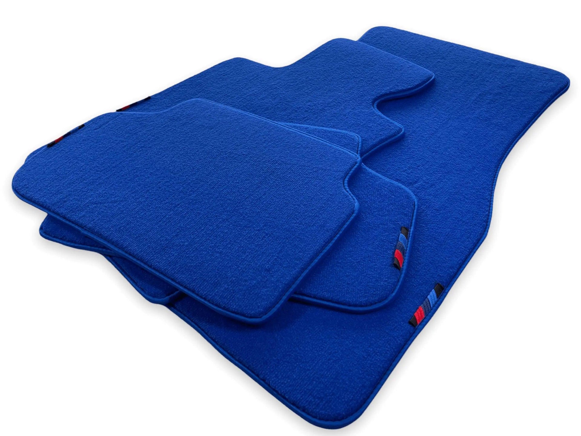 Blue Mats For BMW 5 Series E34 Sedan With M Package - AutoWin
