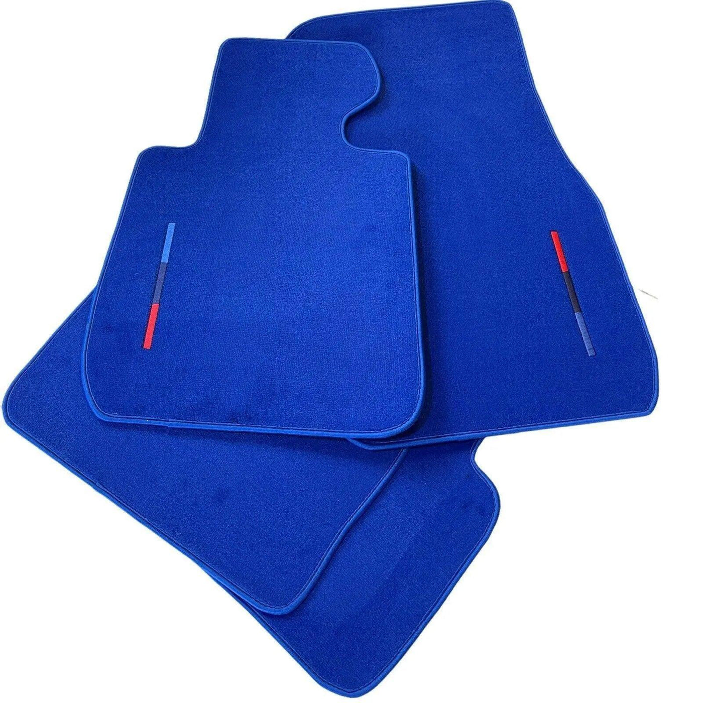 Blue Mats For BMW 5 Series E34 Sedan With M Package - AutoWin