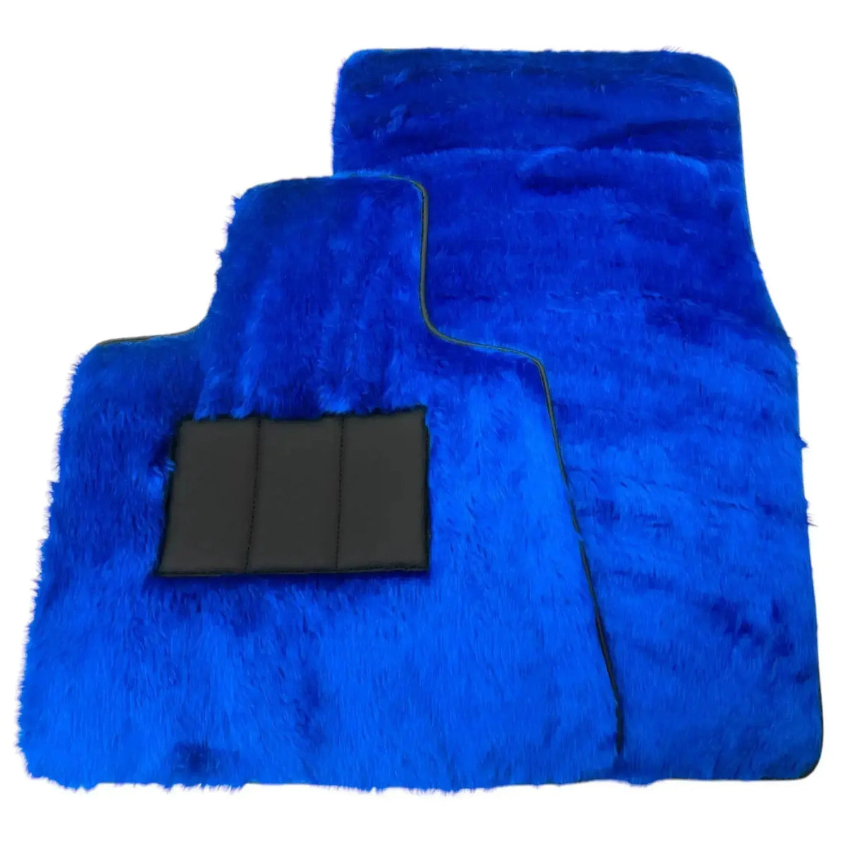 Blue Sheepskin Floor Mats for Rolls-Royce Phantom Sedan (2003-2016)
