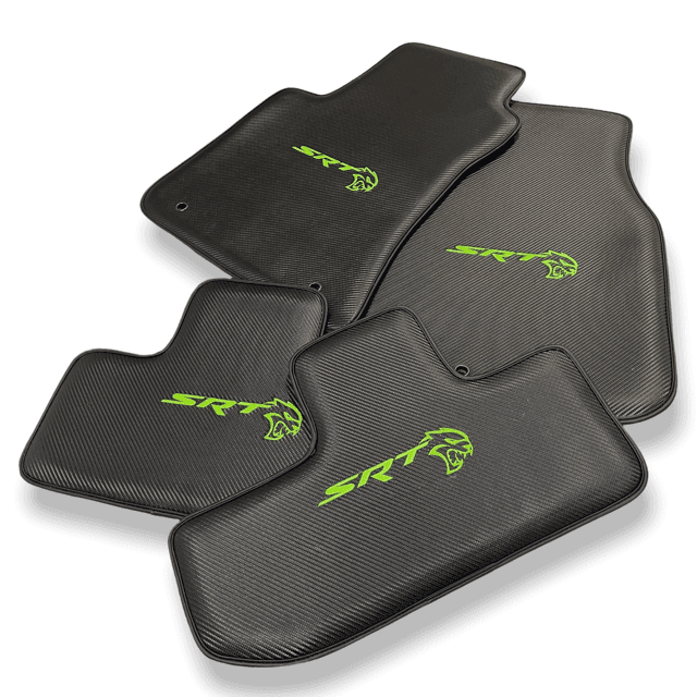 Carbon Fiber Floor Mats For Dodge Charger SRT (2015-2024) - AutoWin