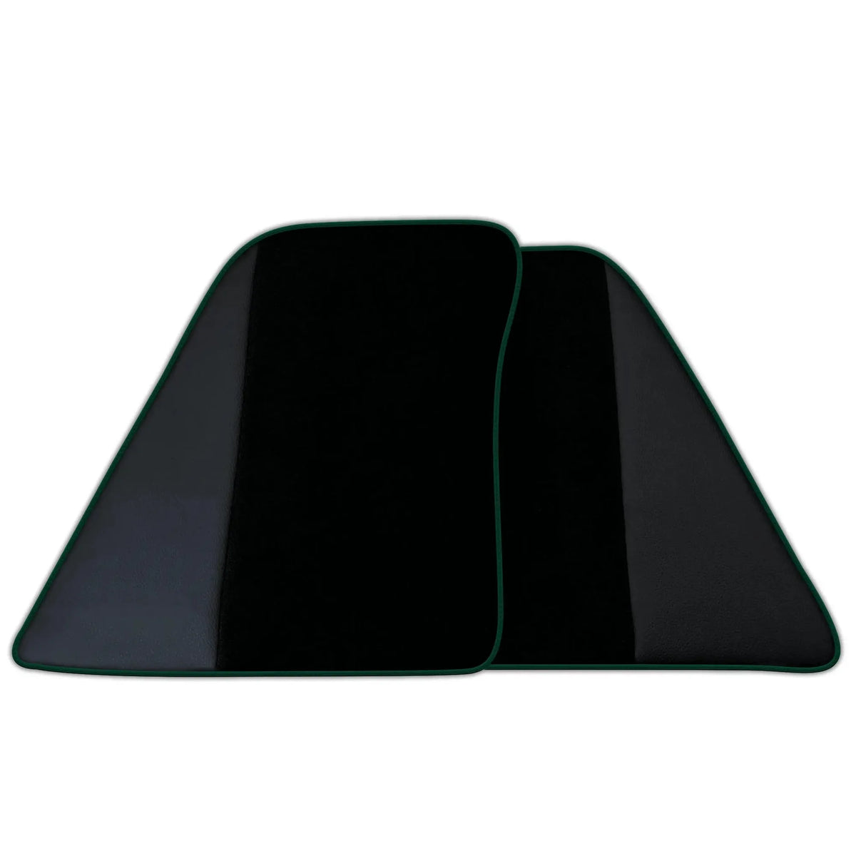 Custom Black Floor Mats for Ferrari 296 GTB (2022-2027) with Leather