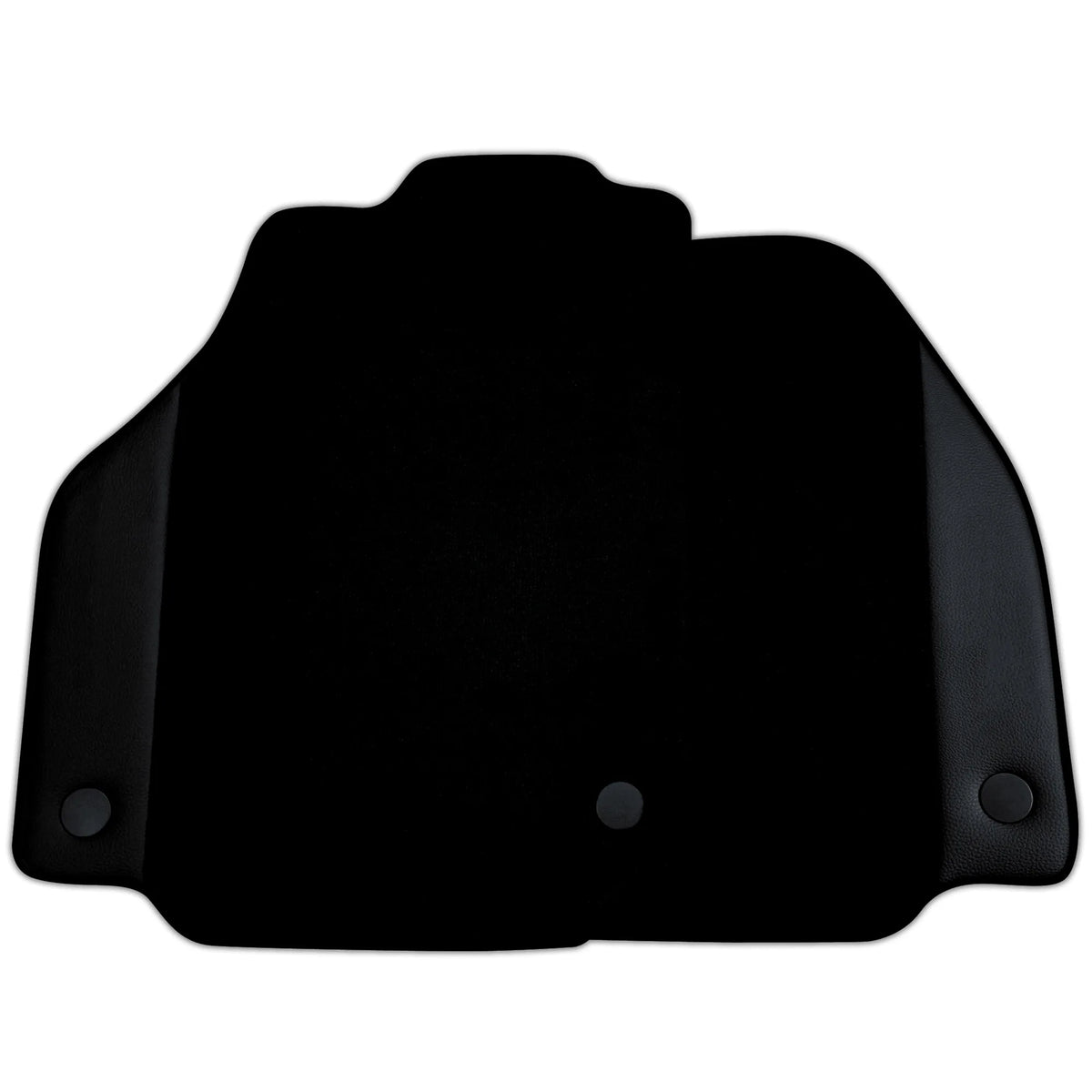 Custom Black Floor Mats for Ferrari 488 GTB (2016-2022) with Leather | Various Trim Colors