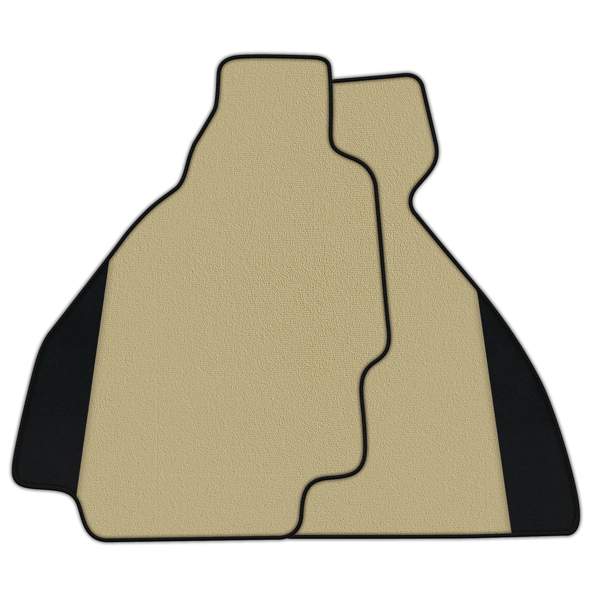 Customizable Floor Mats From Carpet With Leather for Ferrari 328 GTS (1985-1989)