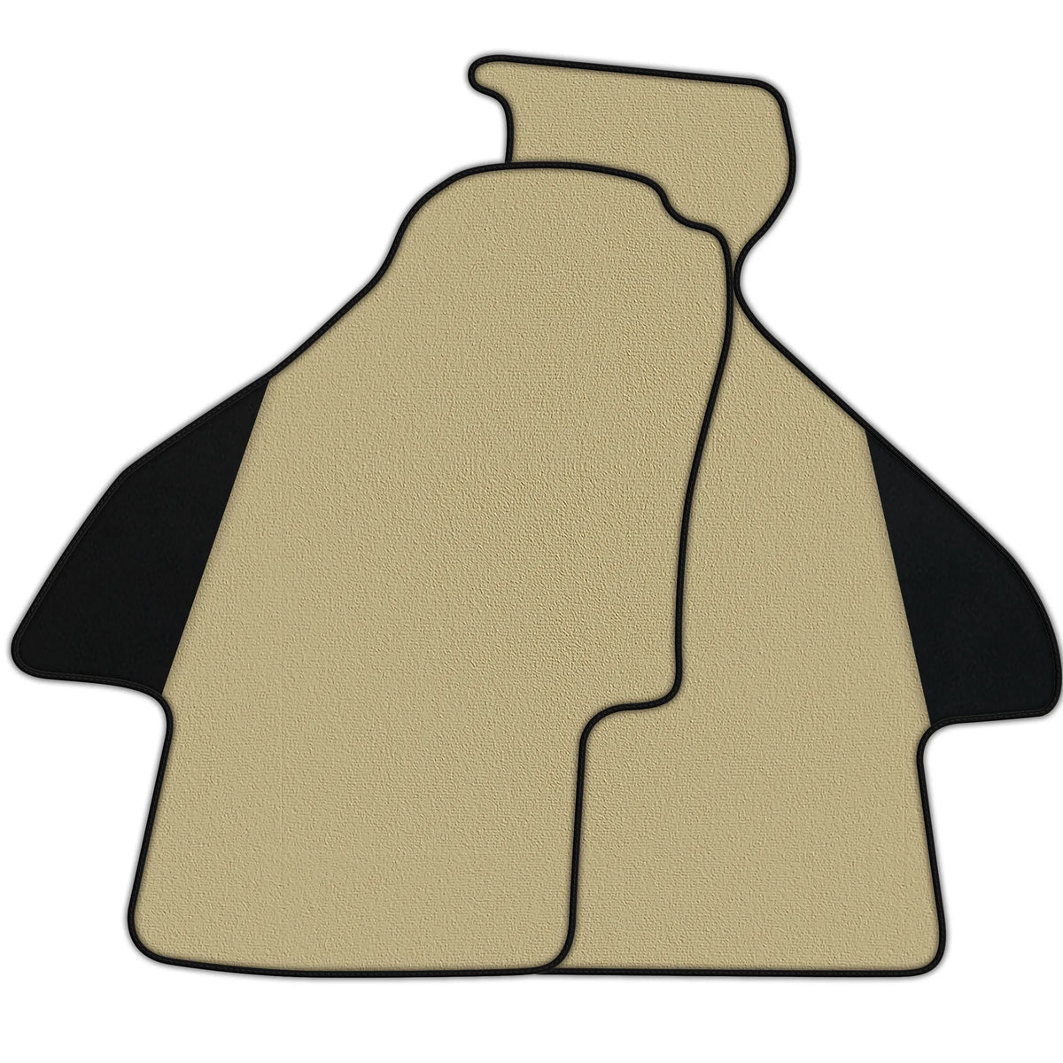 Customizable Floor Mats From Carpet with Leather for Ferrari Mondial Coupe (1983-1993)