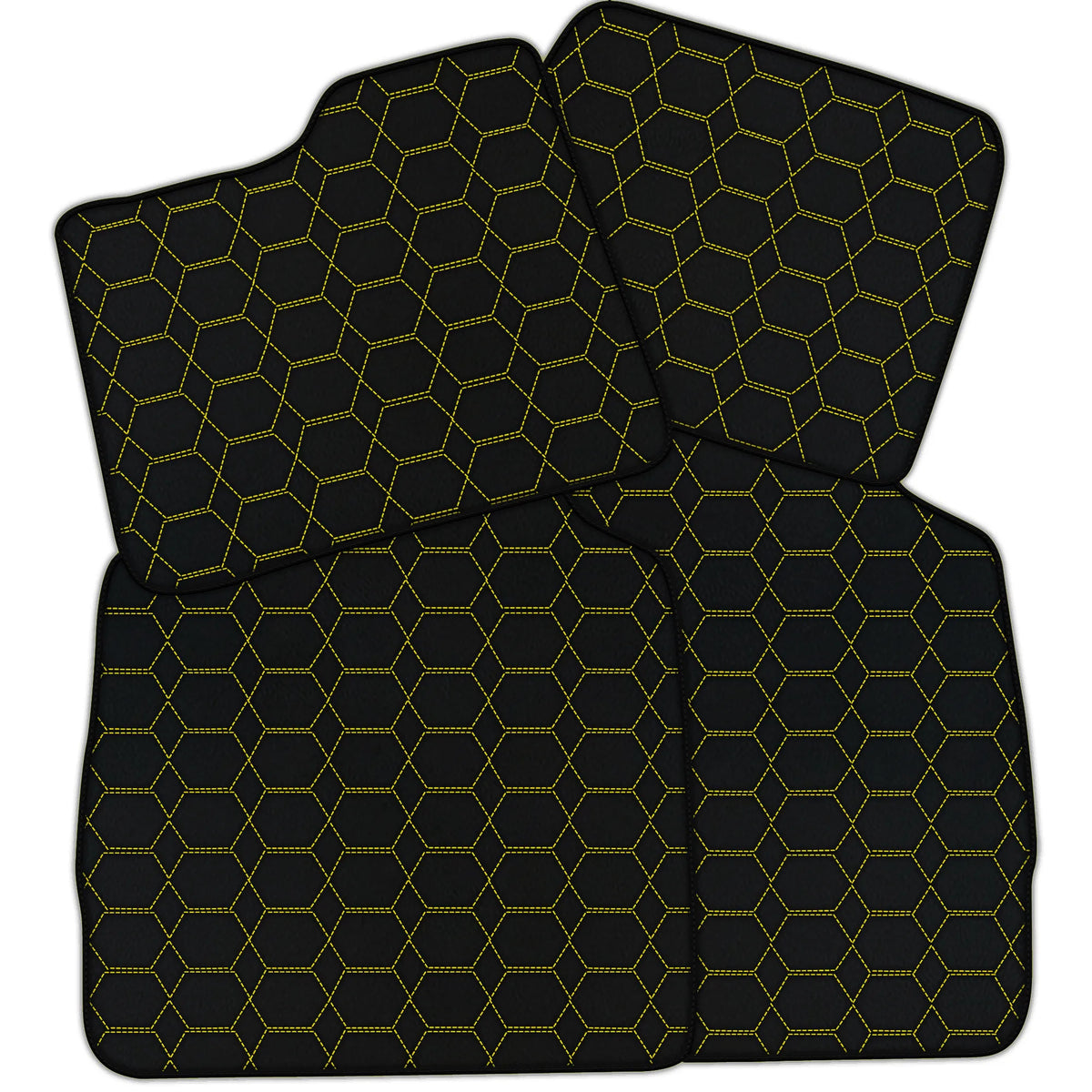 Customizable Hexagon Hex Pattern Floor Mats for Ferrari Purosangue (2023-2027)