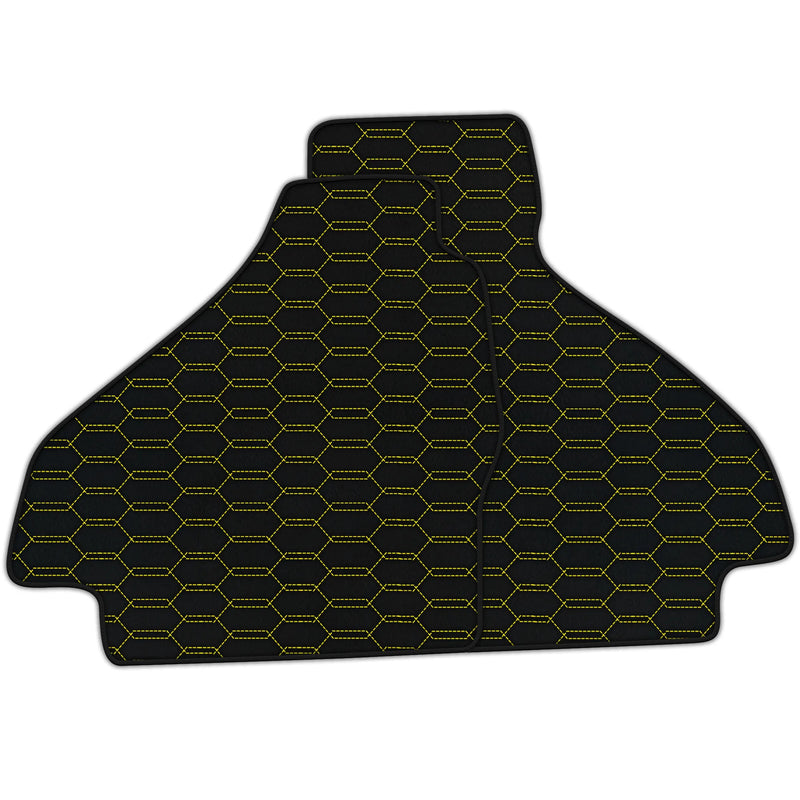 Passgenaue verflochtene Hex-Muster-Autofußmatten für Ferrari 512 TR (1992-1994)