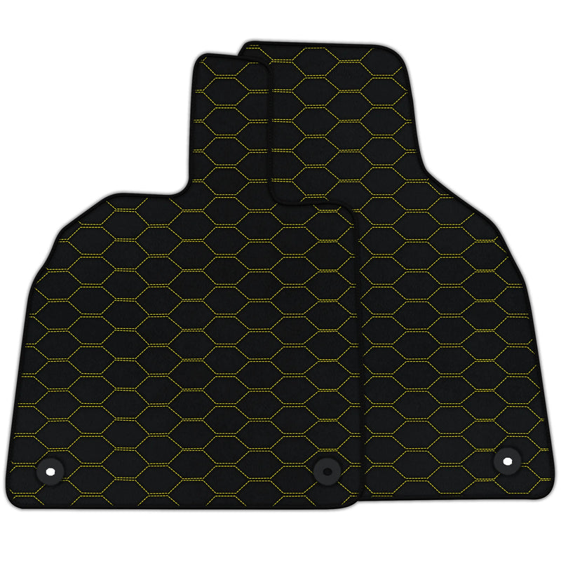 Customizable Leather Floor Mats with Divario Pattern for Lamborghini Aventador (2012-2022)