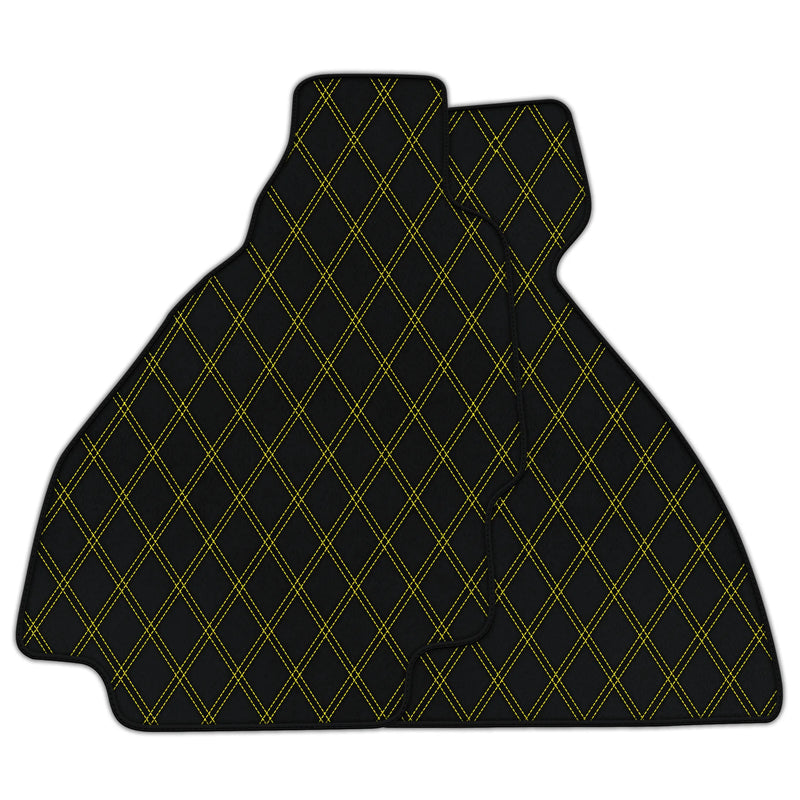 Tapis de sol en cuir personnalisables avec motif double