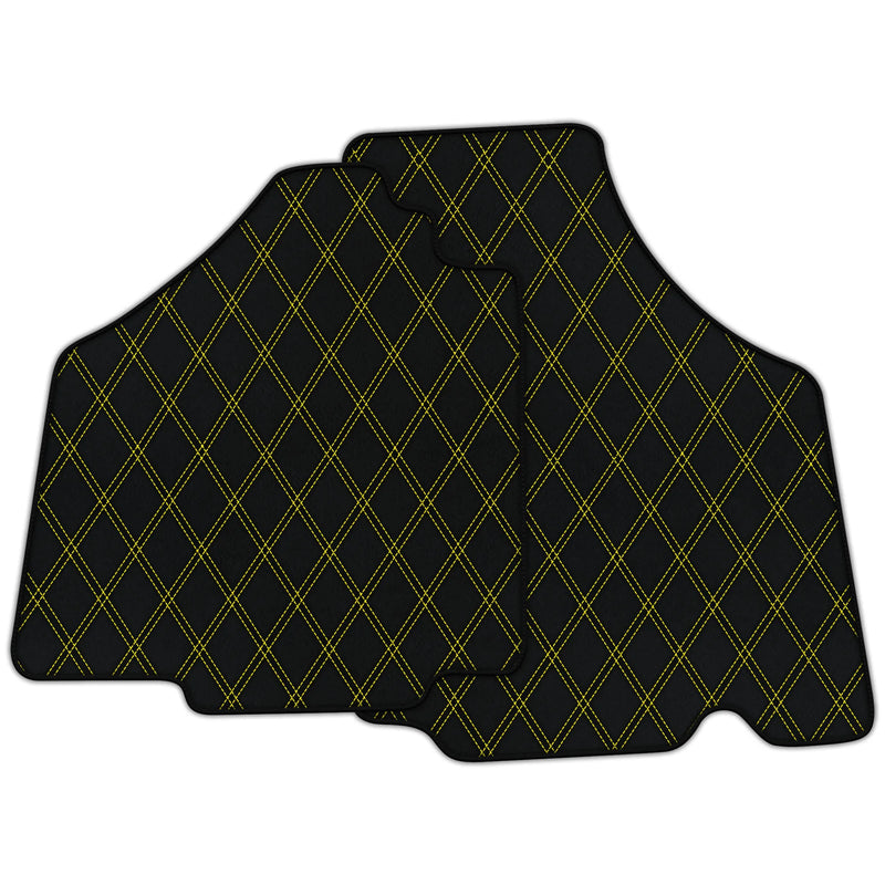 Tapis de sol en cuir personnalisables avec motif double