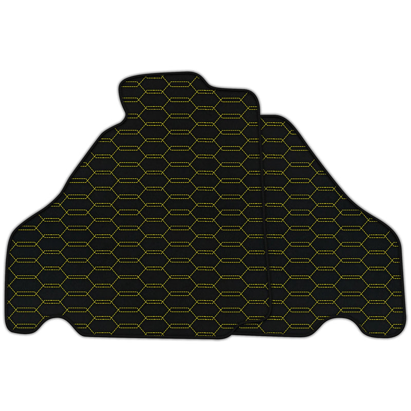 Alfombrillas de cuero personalizables con hexágono