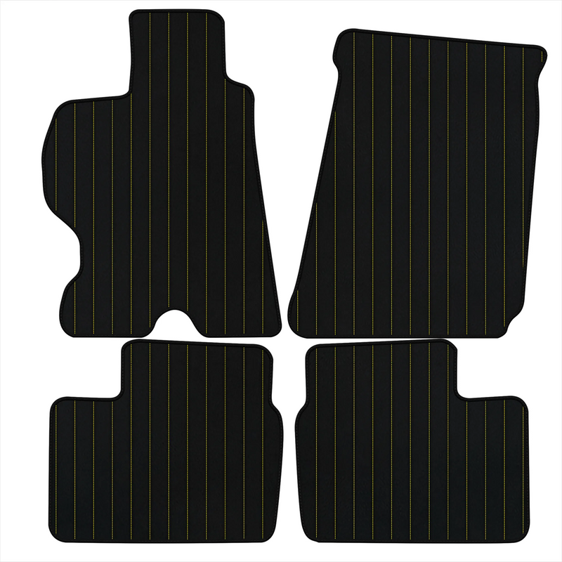 Tapis de sol en cuir personnalisables avec motif ligne pour Ferrari FF (2011-2016)