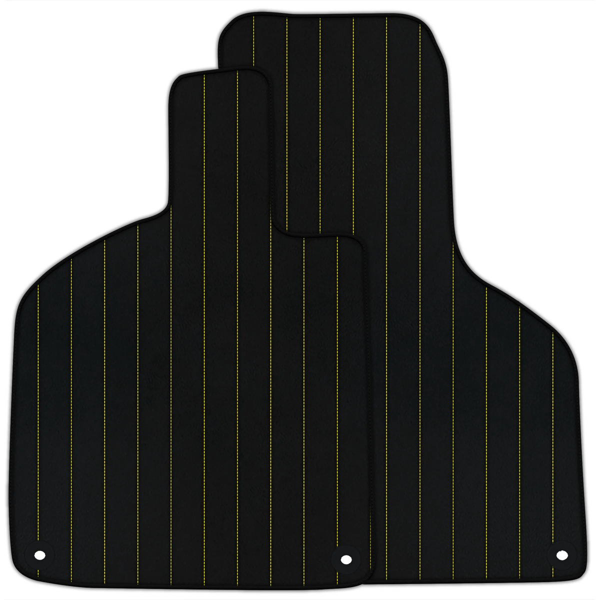 Customizable Leather Floor Mats with Line Pattern for Lamborghini Huracan EVO (2019-2024)