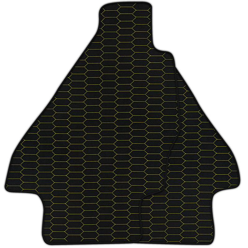 Tappetini in pelle personalizzabili con design Raptor Hex