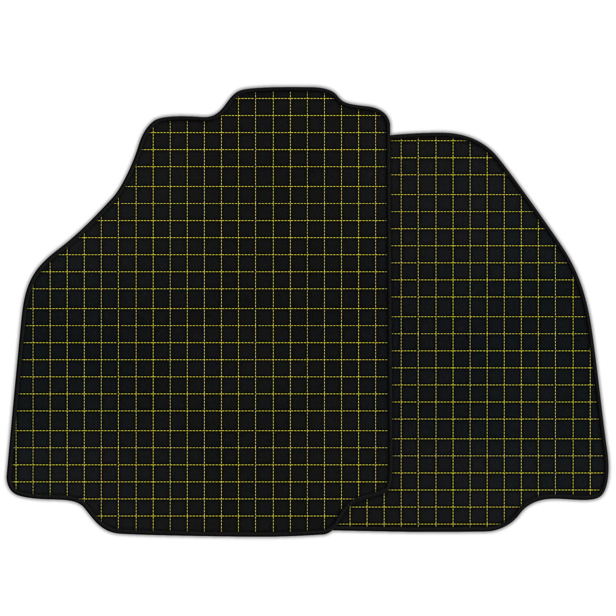 Customizable Leather Floor Mats with Square Pattern for Ferrari 458 Italia (2009-2015)
