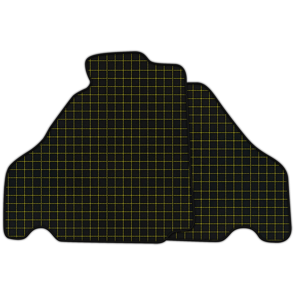 Customizable Leather Floor Mats with Square's Pattern for Ferrari F430 (2004-2009)