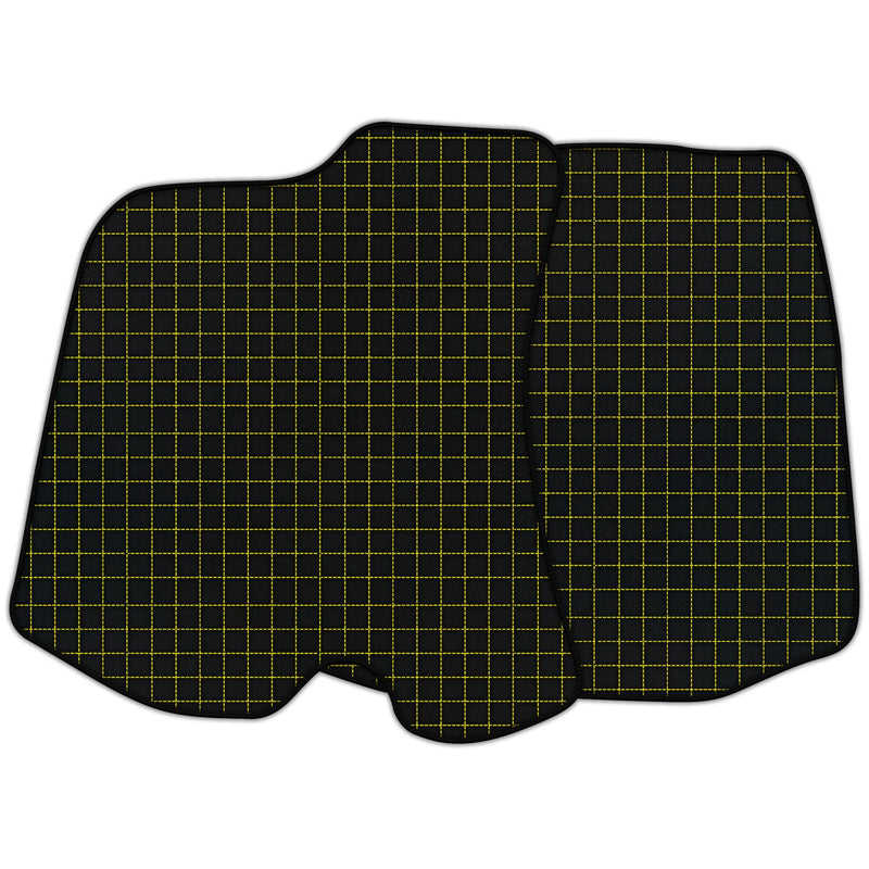 Customizable Leather Floor Mats with Square's Pattern for Ferrari Portofino (2018–2023)