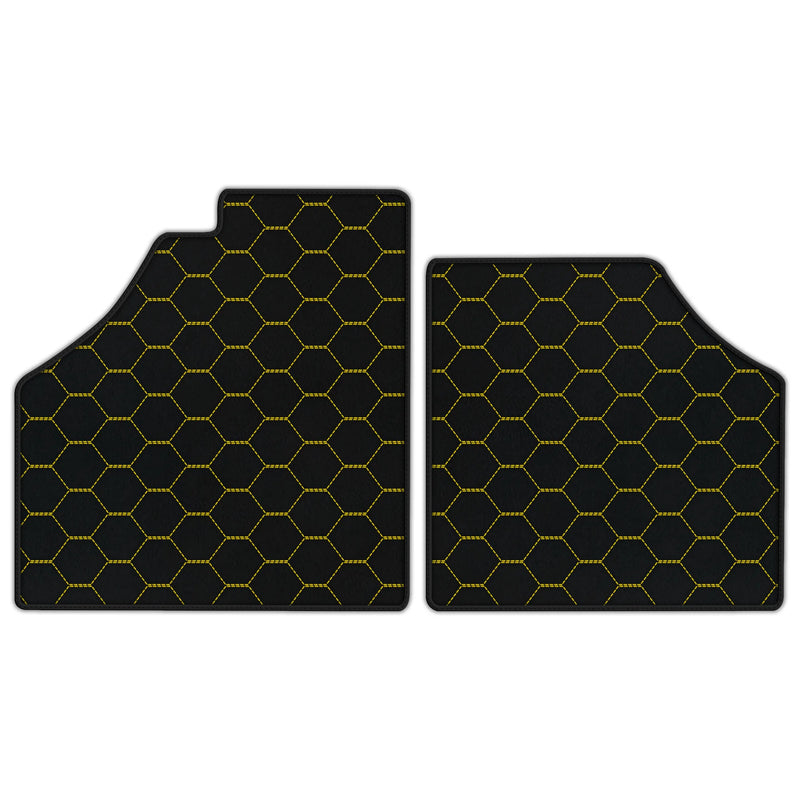 Tappetini in pelle personalizzabili con motivo esagonale simmetrico per Ferrari Enzo (2002-2004)