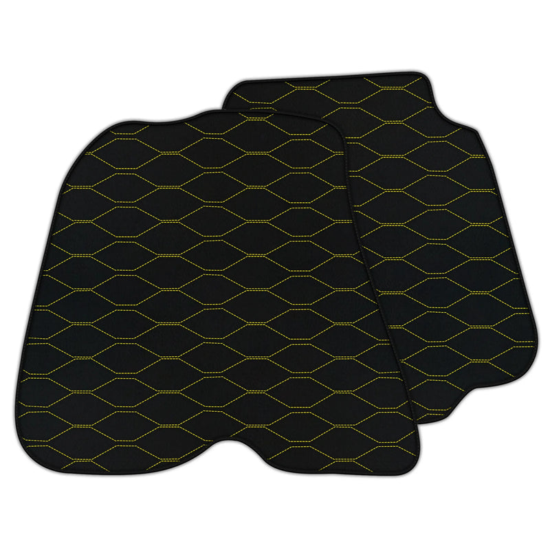 Tapis de sol en cuir Sur mesure avec motif Viper Hex