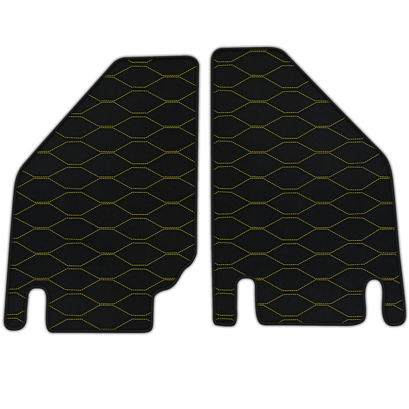 Tappetini in pelle personalizzabili con motivo Viper Hex per Lamborghini Countach (1974–1990)