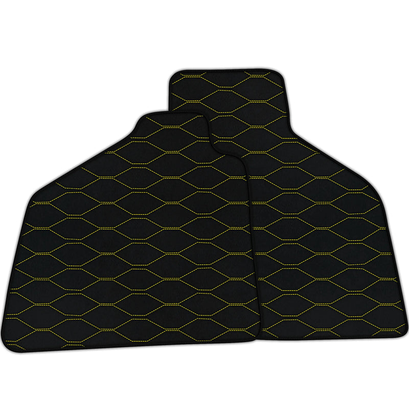 Tapis de sol en cuir Sur mesure avec motif Viper Hex