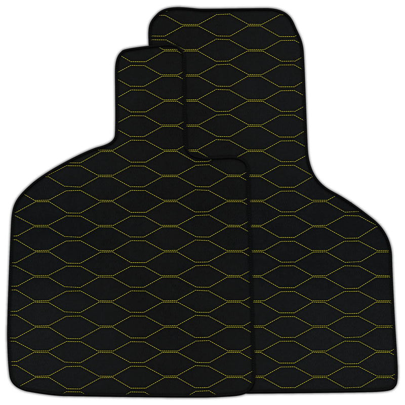 Tappetini in pelle personalizzabili con motivo Viper Hex per