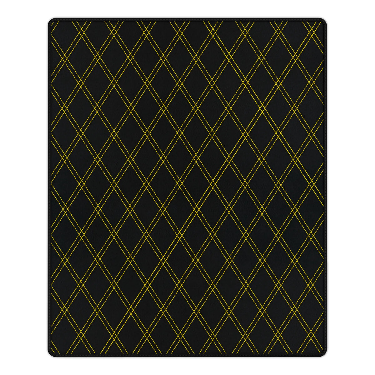 Customizable Leather Trunk Floor Mats with Double Diamond Pattern for Ferrari 296 GTS (2022-2027)