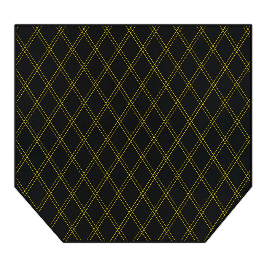 Customizable Leather Trunk Floor Mats with Double Diamond Pattern for Ferrari 360 (1999-2005)