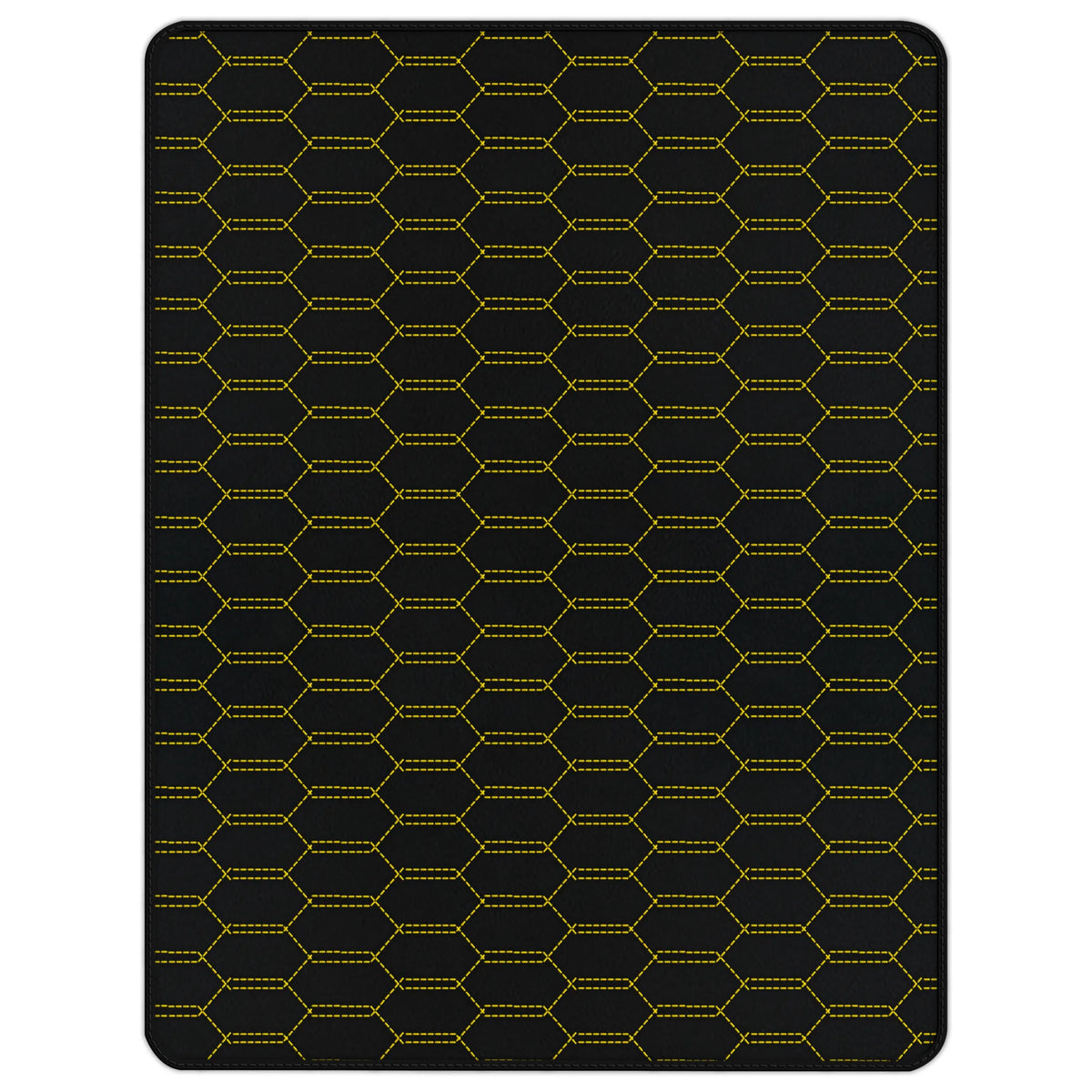Customizable Leather Trunk Floor Mats with Interlaced Hex Pattern for Ferrari 488 Pista Spider (2019-2021)